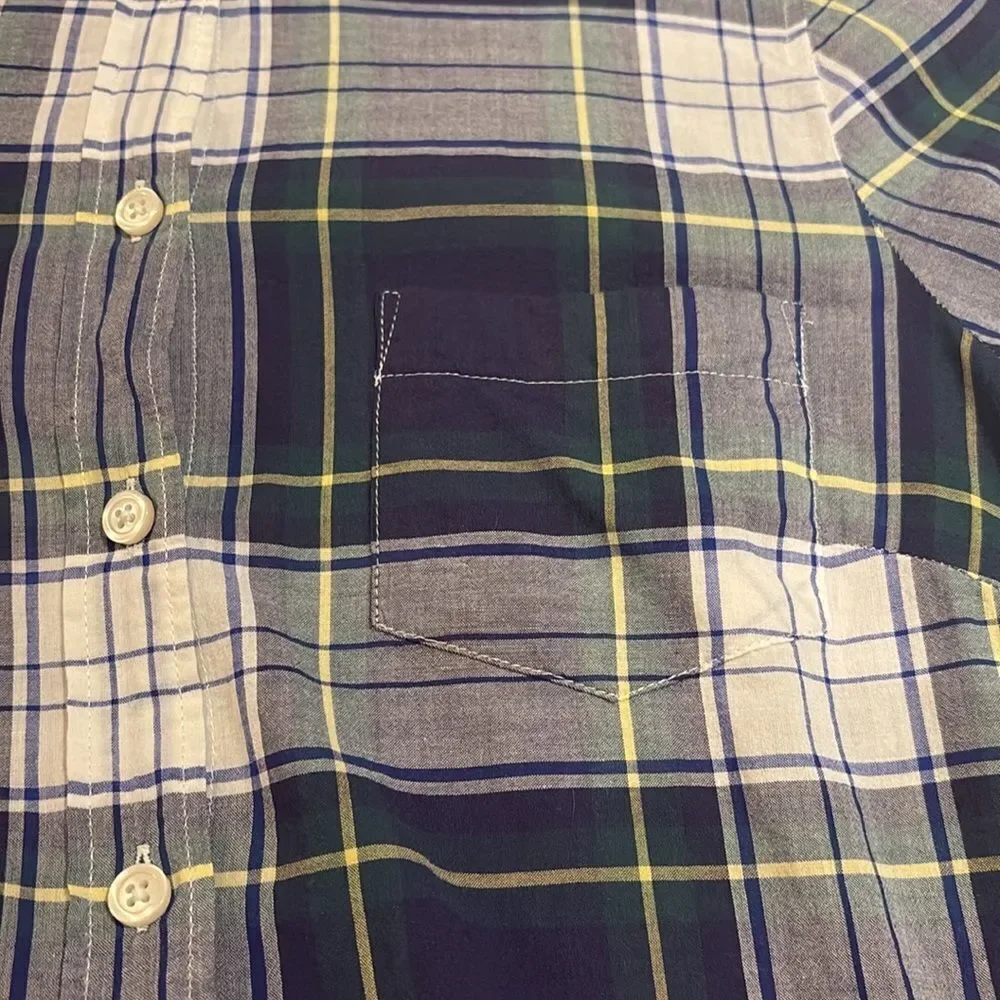 J.Crew plaid button down SZ Small